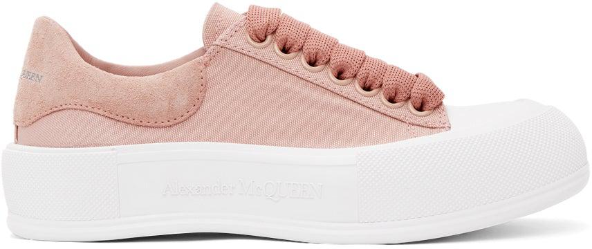 Alexander McQueen Oversized Sneaker in Pink | Lyst